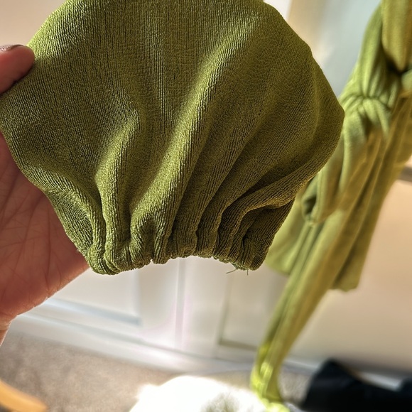 EUC Princess Polly gorgeous green wrap dress - Picture 5 of 7